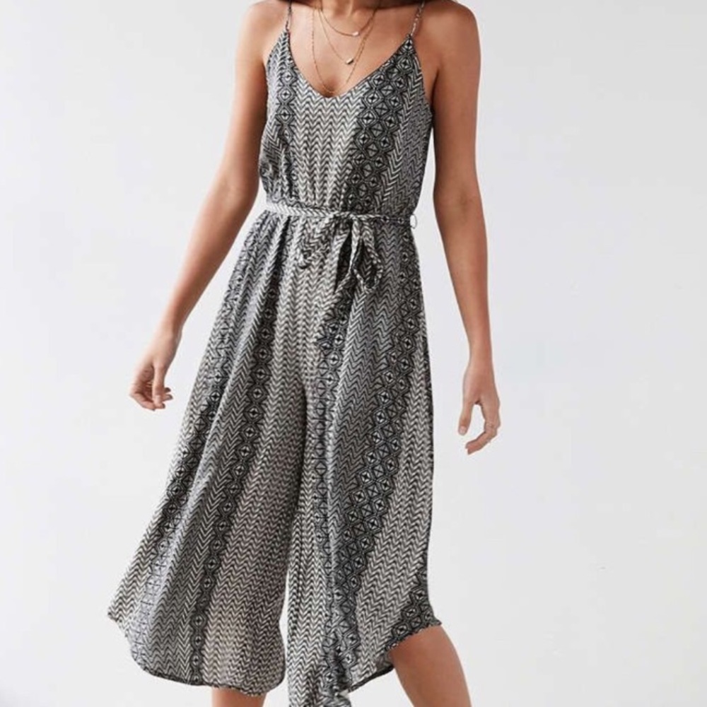 Black and white jumpsuit